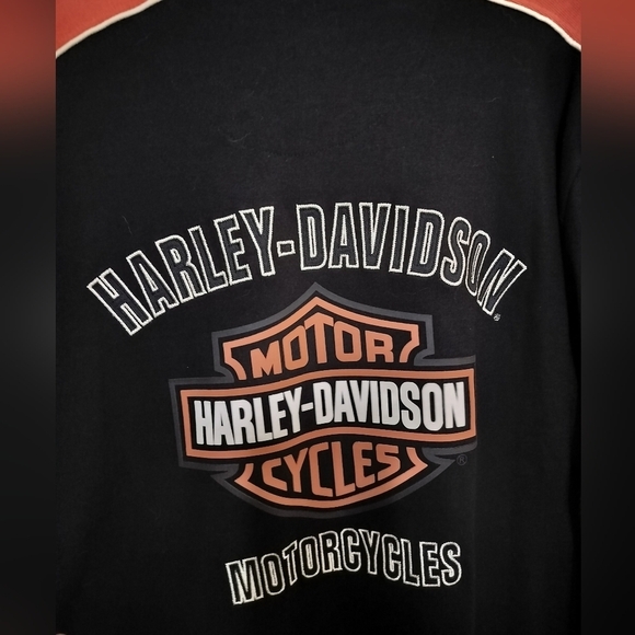 M332) RARE 2005 Harley Davidson Embroidery Long Sleeve Sweatshirt Size 2XL - Picture 8 of 10